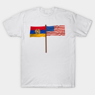 American Armenian Flag T-Shirt